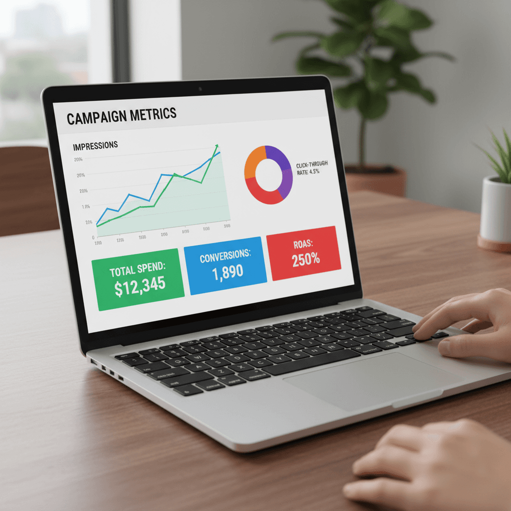 PPC advertising campaign performance metrics